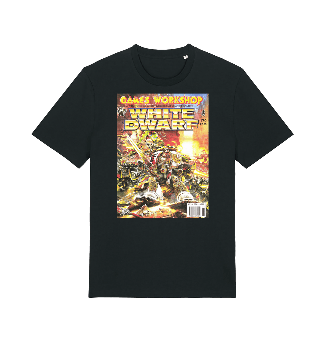 Black Printed T-shirt Front